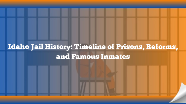 Idaho Jail History: Timeline of Prisons, Reforms, and Famous Inmates
