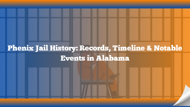 Phenix Jail History: Records, Timeline & Notable Events in Alabama